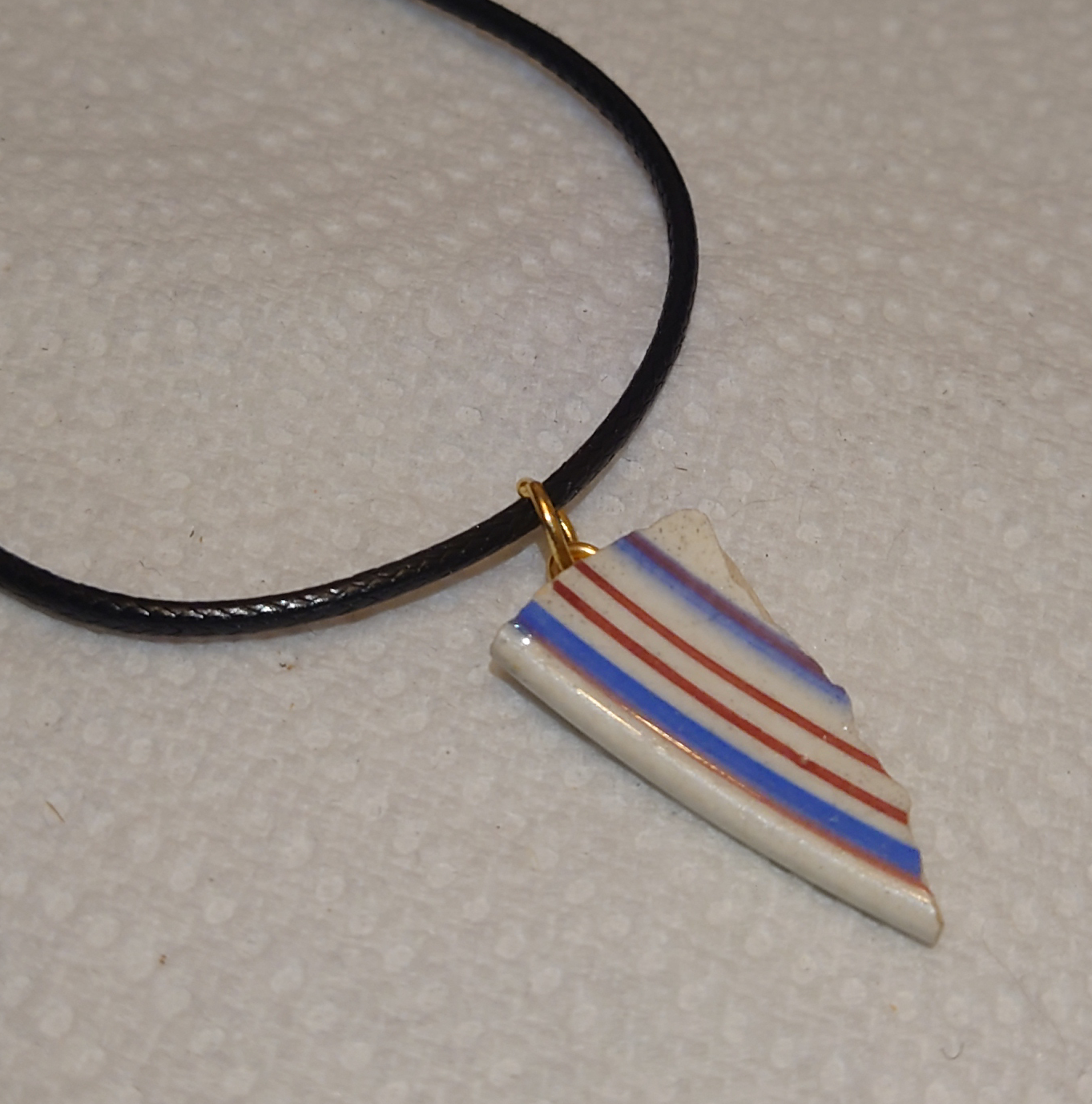 Ceramic fragment necklace photo