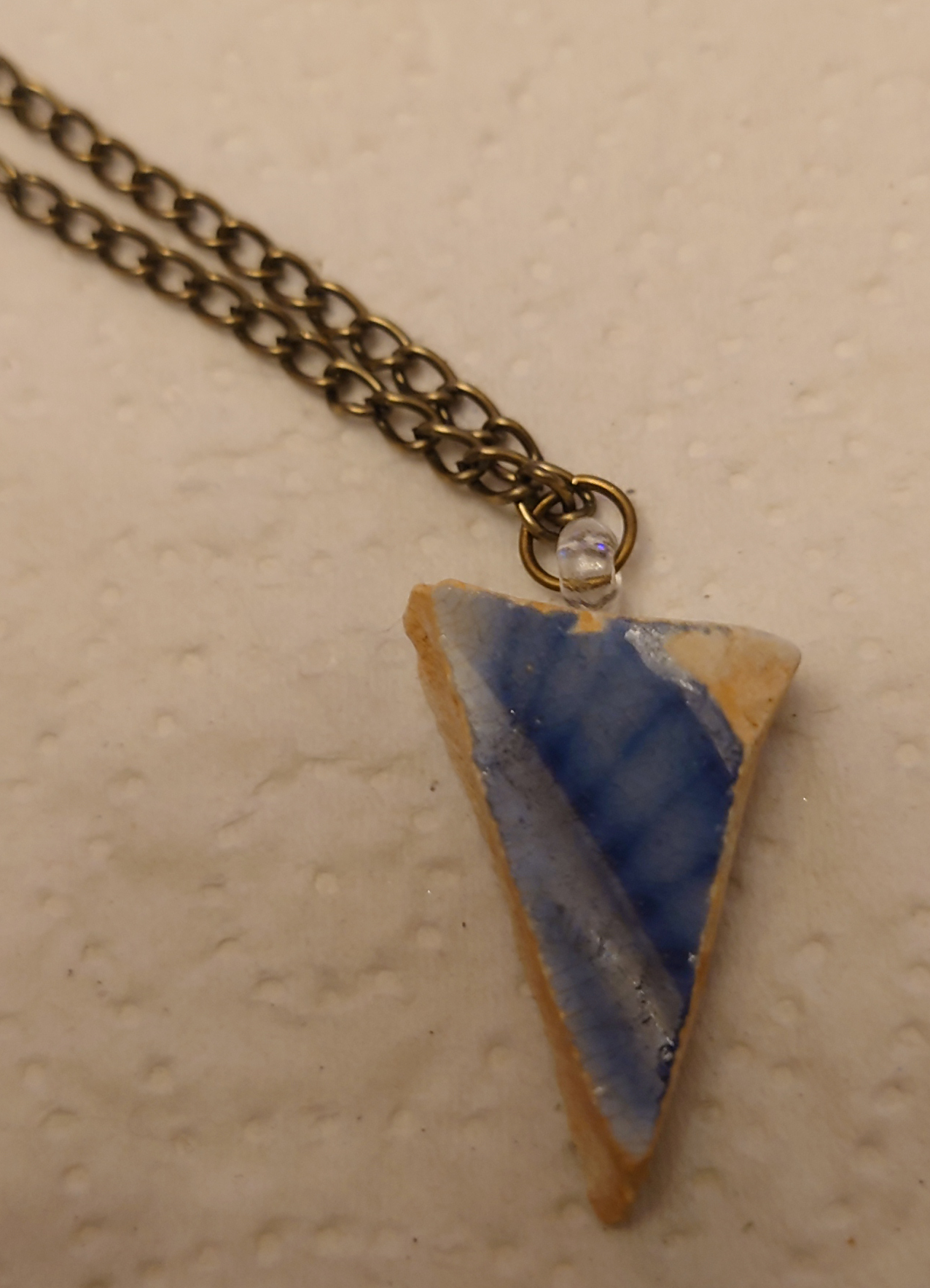 Ceramic fragment necklace photo