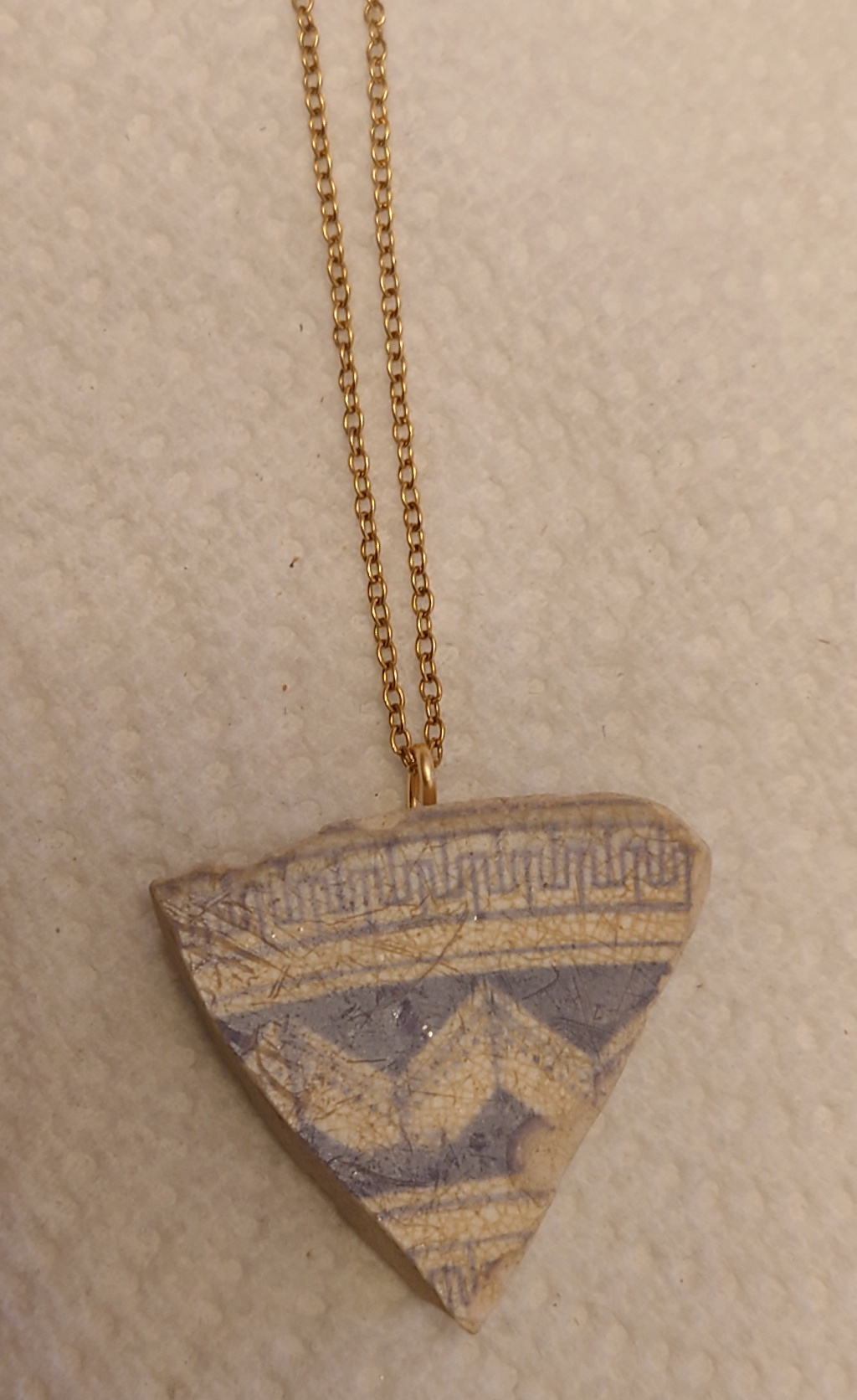 Ceramic fragment necklace photo